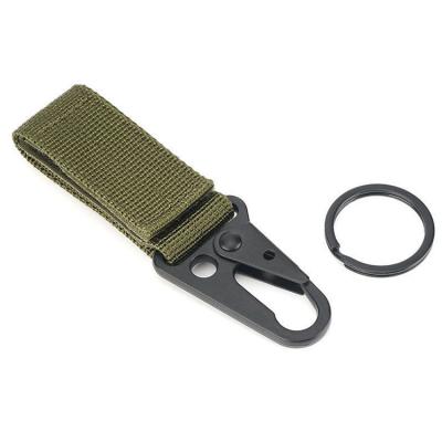 China Chain Belt Clip Universal Buckle Outdoor Nylon Key Standard Key Ring Holder for sale