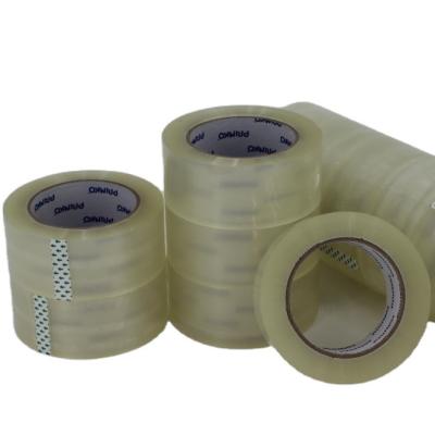 China 66 Clear Transparent Logo Bopp Binding Packing Tape Carton Carton Sealing Sealing 48 x Customized 2 mil for sale