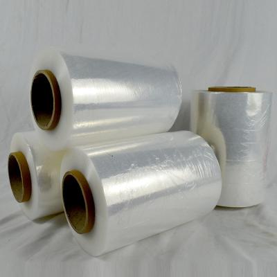 China Transparent Wrapping Plastic Pallet Moisture Proof Wraper Cling Reusable Silicone Stretch Jumbo Film Roll for sale