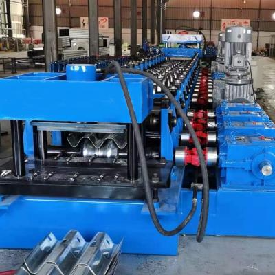 China Construction Material Stores Two Wave Cold Rolled Road Guardrail Roll Forming Machine for sale