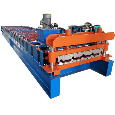 China Building Material Stores Rib Roof Sheet Roll Forming Machine Low Price Hebei Factory Long Time Service Hi for sale