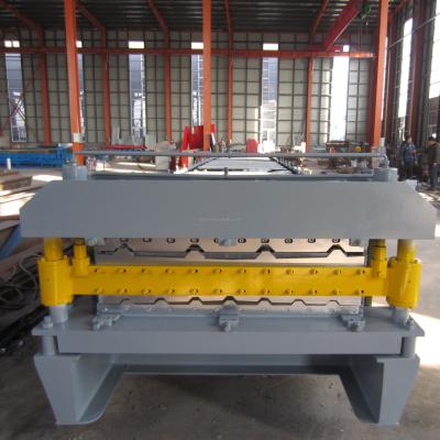 China Building Material Stores TR 37 200 Galvanized Iron Roofing Sheet Roll Forming Machine for sale