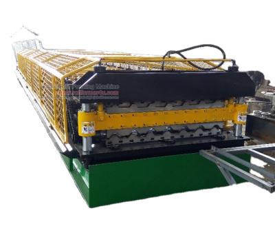 China Building Material Shops Double Layer Glazed Tile Roof Panel Roll Forming Machine China Factory for sale