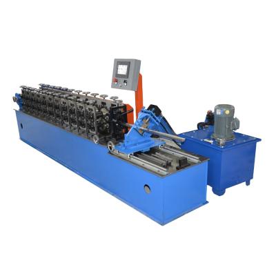 China Popular Auto Track Roofing And Building Material Stores Omega Channel Metal Stud Furring Sheet Cold Roll Forming Machines for sale