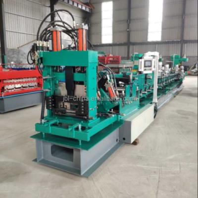 China Building Material Shops Hydraulic Shape Purline Automatic Drive C Change Height Cold Roll Forming Machine Botou Factory Price Good Stock Fast Delivery for sale