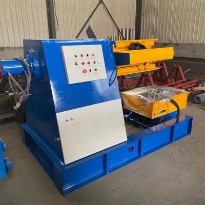 China Building material stores high quality full automatic steel coil hydraulic decoiler/steel uncoiler color uncoiling machine for sale