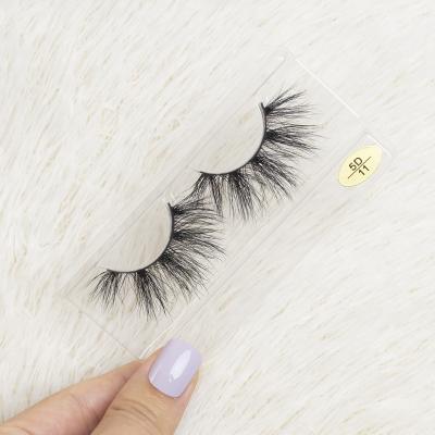 China Wholesale 5D 25mm Long Wrapping Strip Eyelash Long Lasting Customized Natural Mink Fur Strip Eyelash for sale