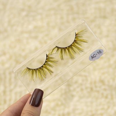 China New Style Durable 3D Lashes Private Label Mink Eyelash Vendor Bulk Wholesale Sales 25mm Mink Eyelash Colorful for sale