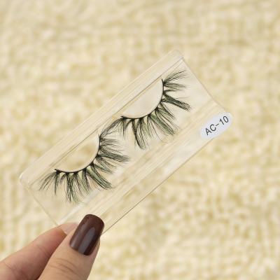 China Long Lasting 25mm Bulk Eyelashes Wholesale Seller lashes3d Colorful Mink Eyelashes Supplier for sale