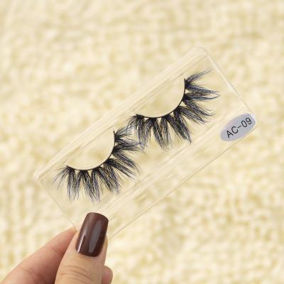 China Durable Lashes 25mm Mink Eyelashes Wholesale 3D Mink Eyelashes Vendor 3d Colored Band Eyelash for sale