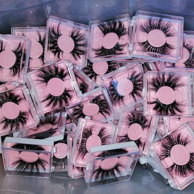 China Long Wrapping Strip Natural Box 3D Mink Fake Eyelashes Private Label Long Wrapping Strip Custom False Eye Lashes for sale