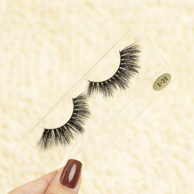 China Wholesale Price 15mm 20mm Mink Eyelash Supplier 3D Mink Fur Strip Durable Hand Made Eyelash for sale