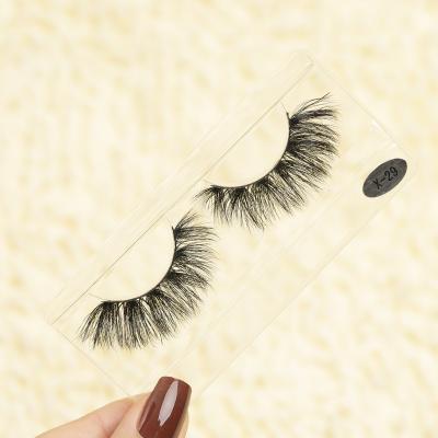 China 15mm 20mm Durable Professional Handmade Mink Eyelashes Wholesale Vendor 3D Real Mink Eyelashes Full Band Eyelash for sale