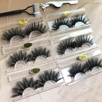 China Long True Natural Siberian Mink Eyelashes Private Label Wholesale Long Dramatic Mink Eyelash from 3D Mink Lashes 25mm for sale