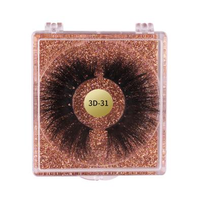 China 2022 Favorable Price Good Quality 25mm Mink Top Selling High Quality Strip Eyelashes For Make Up Selling for sale