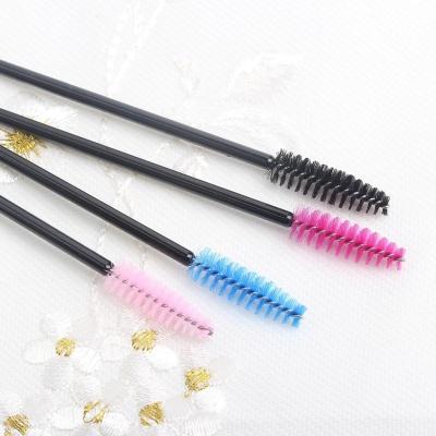 China Fashionable and comfortable 50pcs plastic eyelash brush eyelash brush quality diversity color guarantee for sale