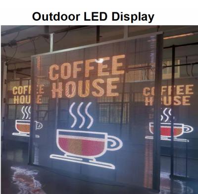 China Indoor Transparent Flexible Door And Full Color LED Display HD Output Indoor Glass Window P2.6-P7.81 for sale