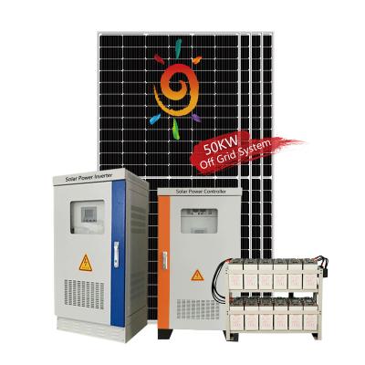 China Home / Commercial Solar Power Systems 50KW 100KW 150Kw Solar Systems Off Grid Projects for sale