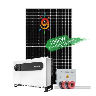 China Home / Commercial On Grid Solar System 100KW 300KW 500KW Solar Power System For Commercial Use for sale