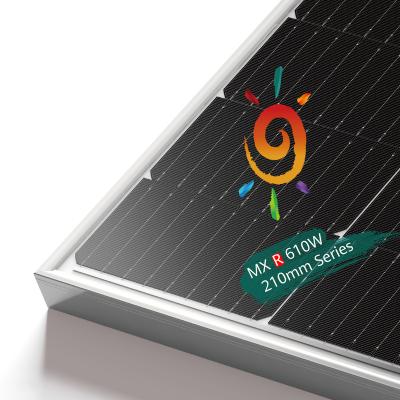 China System Projects Brand 600w 610w Top Industrial Use PV Solar Panel Solar Power Cheap Price for sale