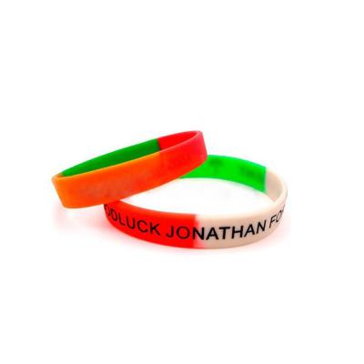 China Fashionable Souvenir Factory Customize Silicone Sport Team Hand Band With Flexibility for sale