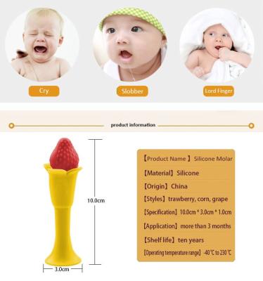 China Welcome Fashion Factory Price Cactus Teether Soft Silicone Baby Toys for sale