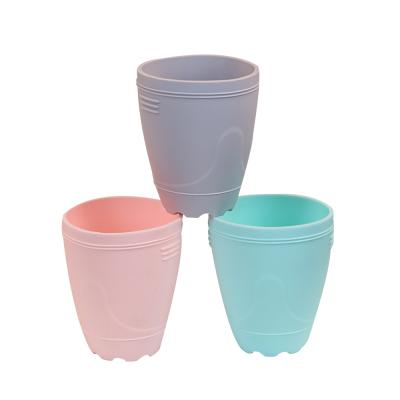 China New High Quality Non-fragile Food Grade Silicone Reusable Silicone Rubber Wine Glasses for sale