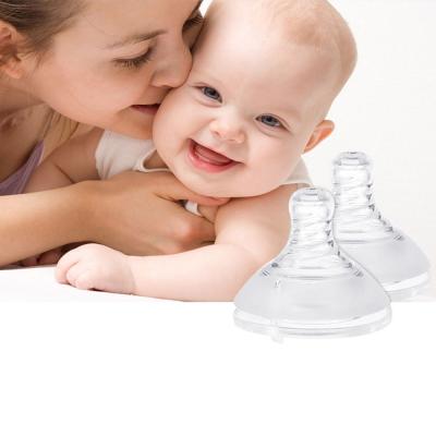 China Anti Flatulence Soft And Flexible Anti Flatulence Food Grade Silicone Liquid Nipple For Baby For Feeding for sale