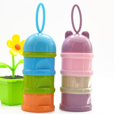 China Colorful Plastic Silicon Food Storage With Lids Baby Container Organizer Box 100% New New for sale