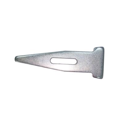 China Los accesorios concretos del encofrado/cubren con cinc platear la cuña plana Pin Wedge Bolt del lazo en venta