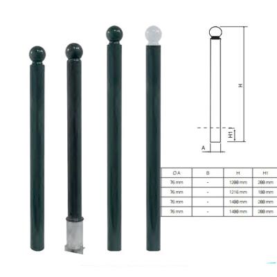 China Powder Coating Parking Bollards Cast Iron Traffic Decorative Cast Iron Posts for sale