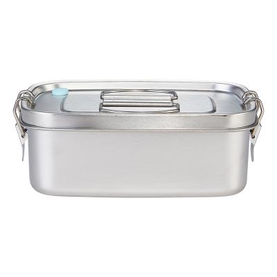 China Freshness Keeping Bento Style Stainless Kids Lunch Box Bento Style Set For Student for sale