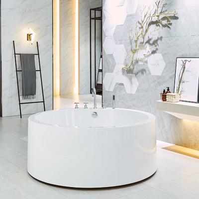 China Freestanding Circle Massage Circular Bathtub for sale