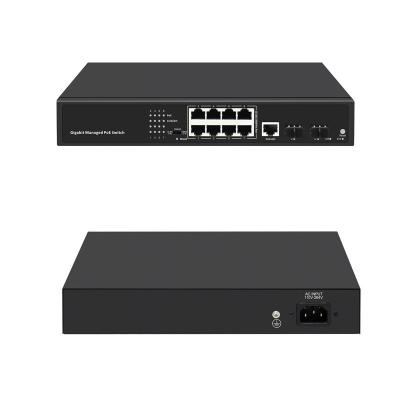 China LACP 8 Ports Managed POE Switch 150w Support VLAN Extend 250m for sale