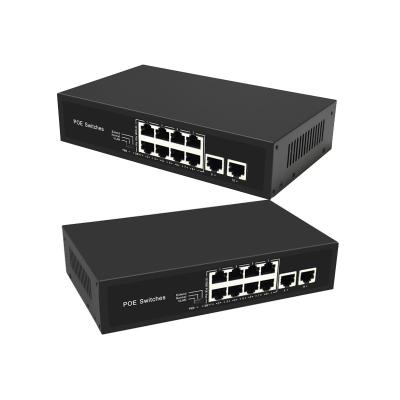 China Passive POE Poe switch Ethernet 10/100Mbps poe switch 12v 24v 48v for sale