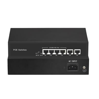 China 2020 POE IP Camera Wall Smart Switch Fast Ethernet poe switch 4 port 6 8 for sale