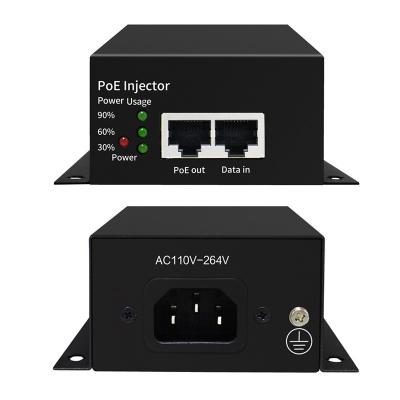 China PTZ Dome Factory Price Passive High-speed PoE Injector IEEE802.3af/at Single POE Adapter 10/100/1000M Ports POE Switch for sale