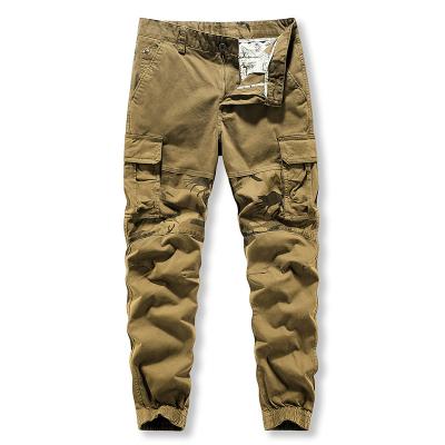 China Anti-pilling men's cargo pants fashion hip hop joggers men's multi bag pants casual plus size pants for sale