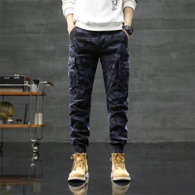 China Men's Anti-pilling Multi Pocket Cargo Spring Fashion Casual Trouser Gaiters American Loose Harun Retro Scoring Pants for sale