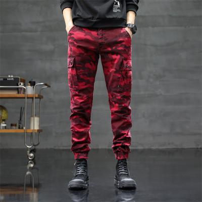 China Anti-pilling Multi Pocket Cargo Pants Mens Loose Cotton Spring And Autumn Casual Pants Men Plus Size Outdoor Casual Pants for sale