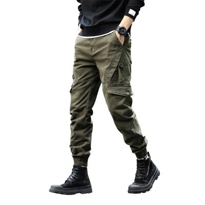 China Cargo pants men's anti-pilling spring and fall wear-resistant auto repair loose multi pocket welding hot pants men's casual pants for sale