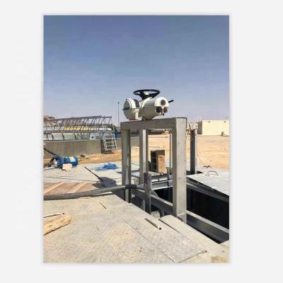 China High Quality PZM Aluminum Alloy Penstock Sluice Gate Manual Or Electric Gate for sale