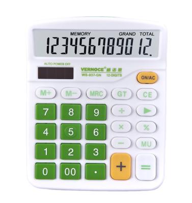 China Calculato VERNOCE WS-937 Multifunctional Display Function Battery and Solar School Supplies Advanced 12Digit Scientific Calculator for sale