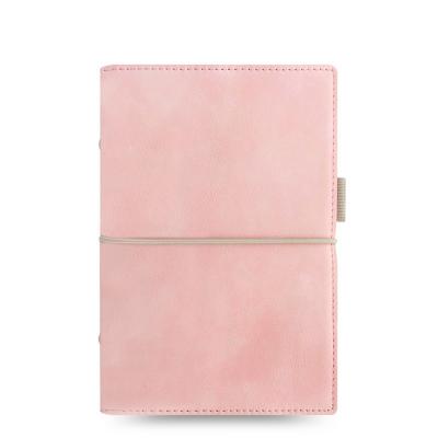 China Domino Refillable Leather Soft A6 Size Hardcover Notebook FILOFAX Notebook Traveler 6 Ring Leather Notebook for sale