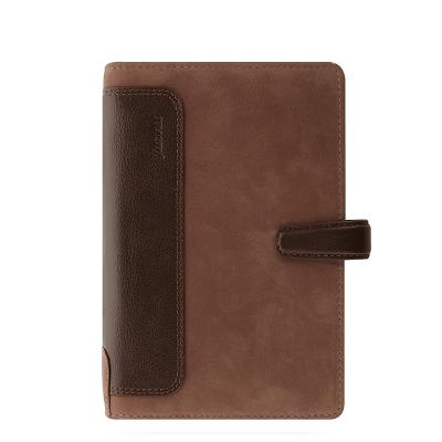 China Notebook FILOFAX suede frosted genuine cowhide notebookholborn nubuck A5 A6 size sheet 6 ring personal notebook for sale