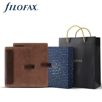 China FILOFAX Holborn Nubuck A5 A6 Size Leather Personal Suede Frosted Genuine Cowhide Notebook Loose Leaf Notebook for sale