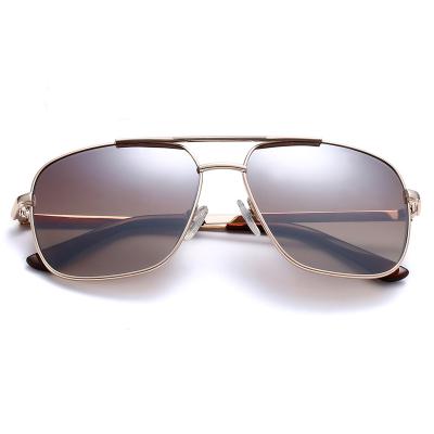 China Fashion Sunglasses Metal Original Male Beach Eyewear Oversized Polarized Cool Sun Glasses for sale