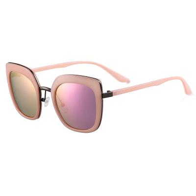 China Fashion Sunglasses Custom Metal Oversized Cute Sunglasses For Women for sale