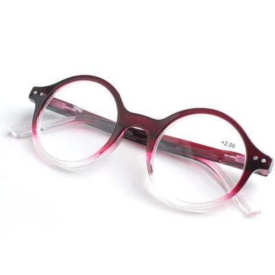 China 2020 New Logo Thin Custom PC Reading Glasses With Spring Temple for sale