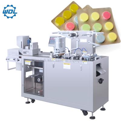 China Food DPP-150 Soft Gel Capsule Tablet Pellet Blister Automatic Plastic Tablet Blister Packaging Machine for sale